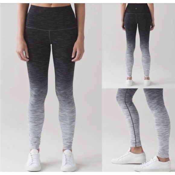 lululemon athletica Pants - Lululemon Wunder Under High Rise Tight Ombré Melange 31” Size 6